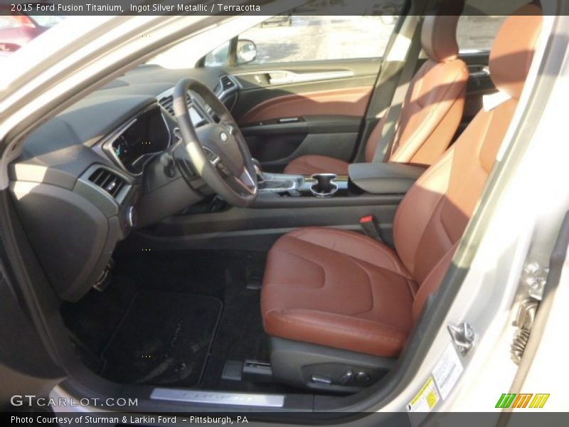 Front Seat of 2015 Fusion Titanium