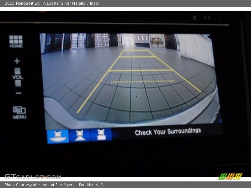 Alabaster Silver Metallic / Black 2015 Honda Fit EX