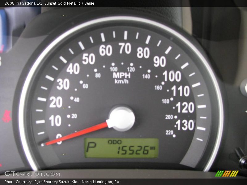 Sunset Gold Metallic / Beige 2008 Kia Sedona LX