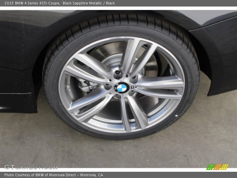 Black Sapphire Metallic / Black 2015 BMW 4 Series 435i Coupe