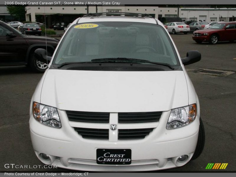Stone White / Medium Slate Gray 2006 Dodge Grand Caravan SXT