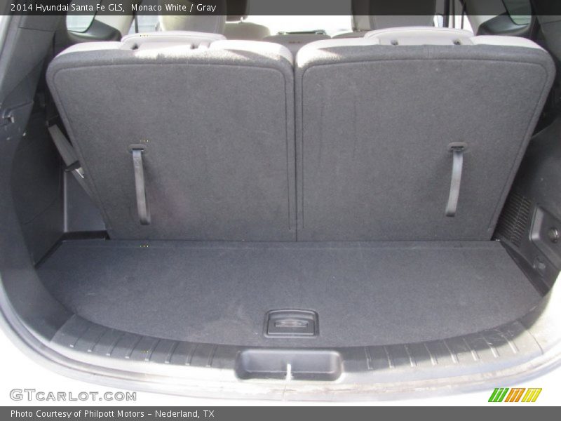 Monaco White / Gray 2014 Hyundai Santa Fe GLS