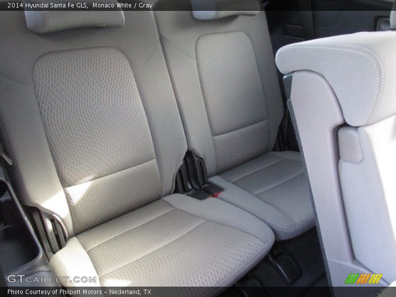 Monaco White / Gray 2014 Hyundai Santa Fe GLS