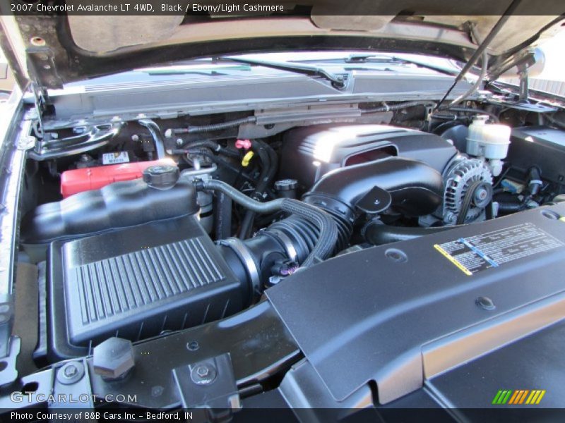 Black / Ebony/Light Cashmere 2007 Chevrolet Avalanche LT 4WD