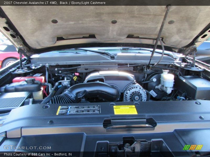 Black / Ebony/Light Cashmere 2007 Chevrolet Avalanche LT 4WD