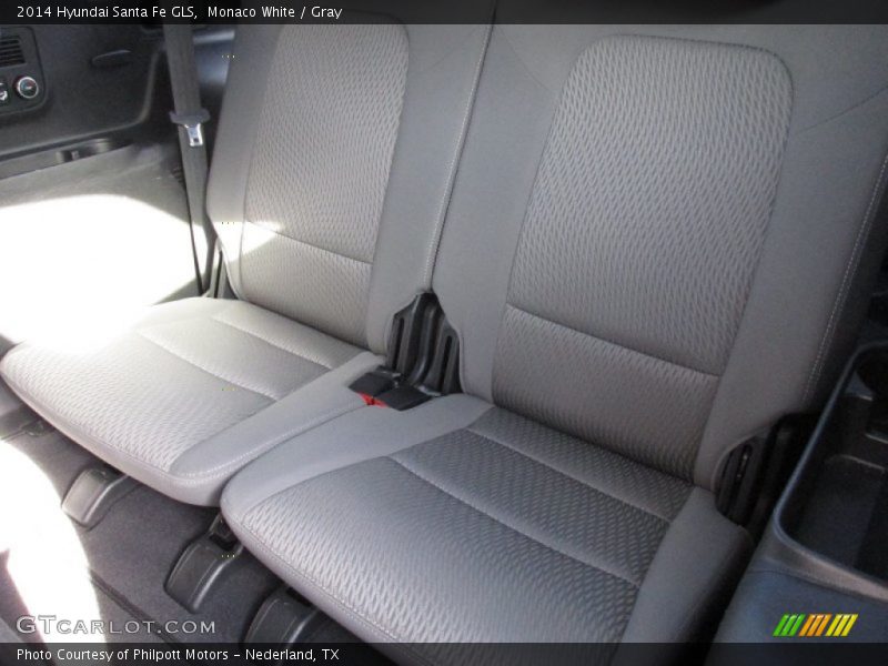 Monaco White / Gray 2014 Hyundai Santa Fe GLS