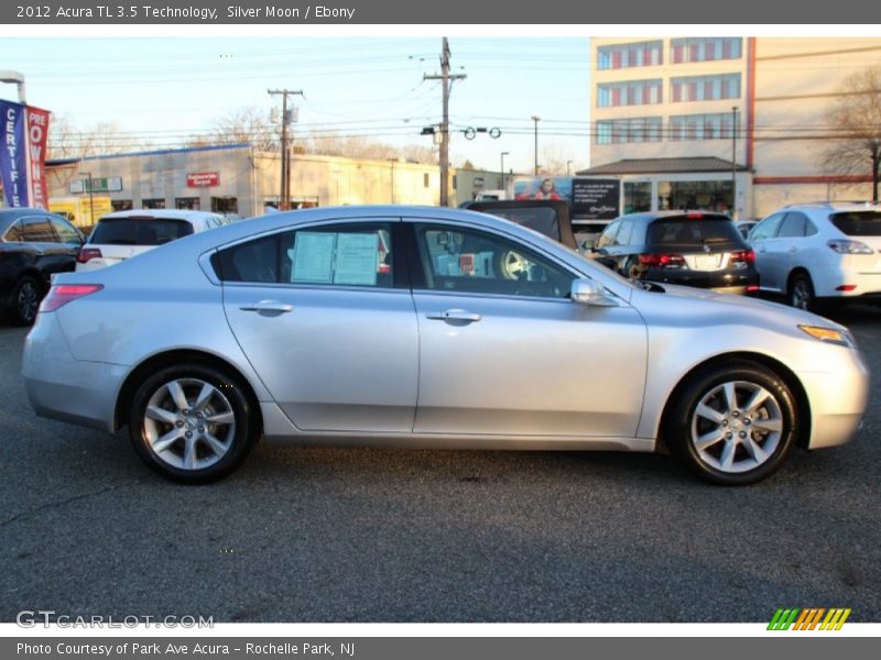 Silver Moon / Ebony 2012 Acura TL 3.5 Technology