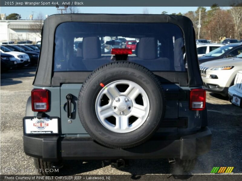 Anvil / Black 2015 Jeep Wrangler Sport 4x4