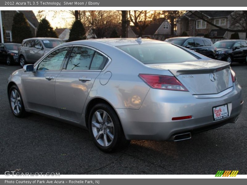 Silver Moon / Ebony 2012 Acura TL 3.5 Technology