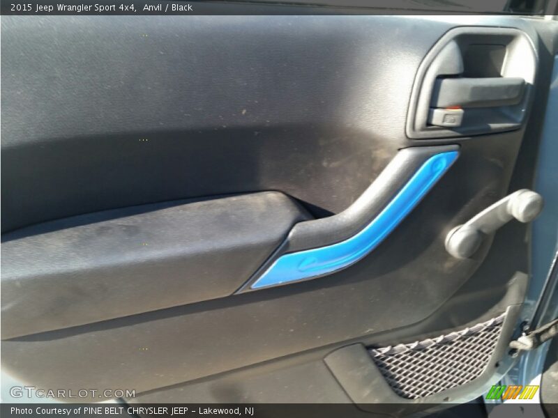 Anvil / Black 2015 Jeep Wrangler Sport 4x4