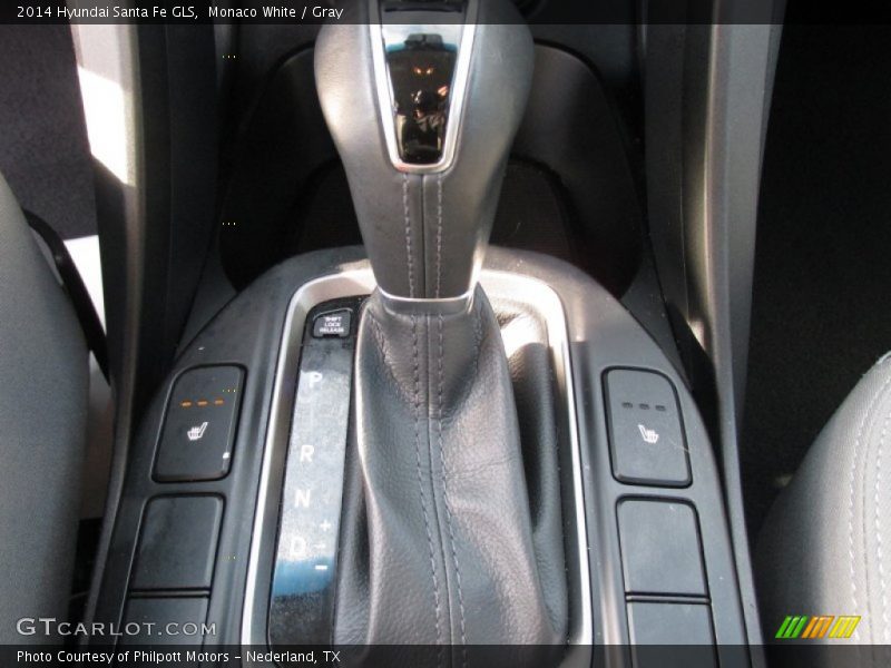 Monaco White / Gray 2014 Hyundai Santa Fe GLS