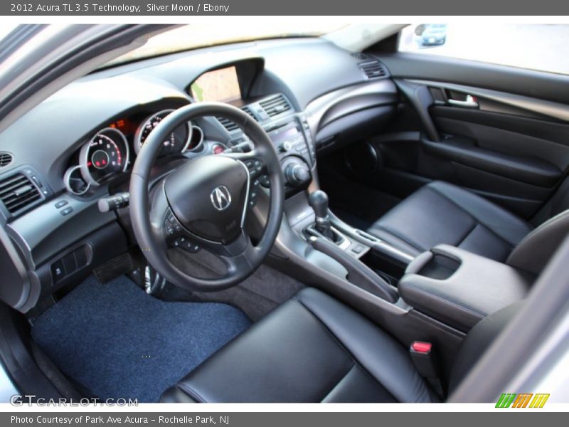 Silver Moon / Ebony 2012 Acura TL 3.5 Technology