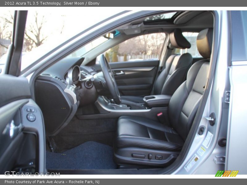 Silver Moon / Ebony 2012 Acura TL 3.5 Technology