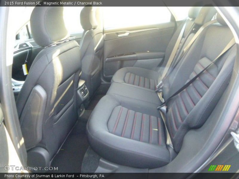 Magnetic Metallic / Charcoal Black 2015 Ford Fusion SE