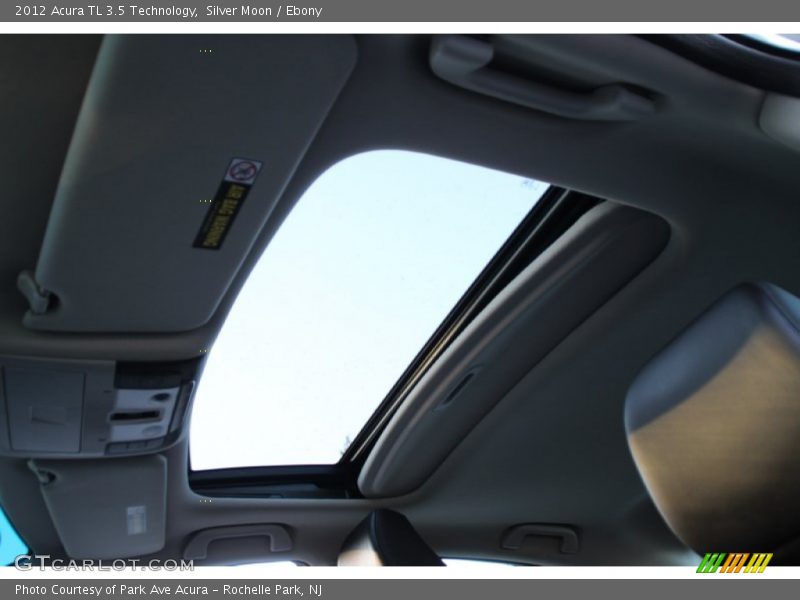 Silver Moon / Ebony 2012 Acura TL 3.5 Technology