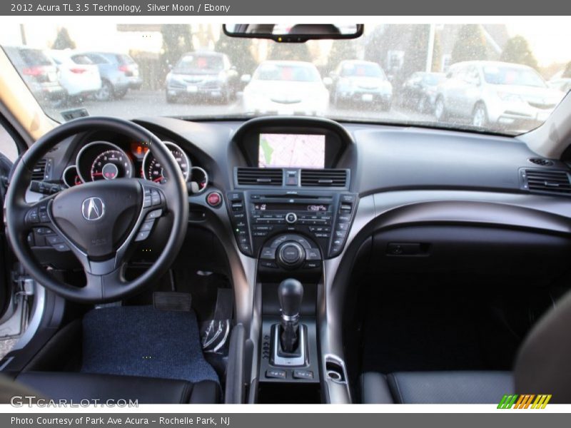Silver Moon / Ebony 2012 Acura TL 3.5 Technology