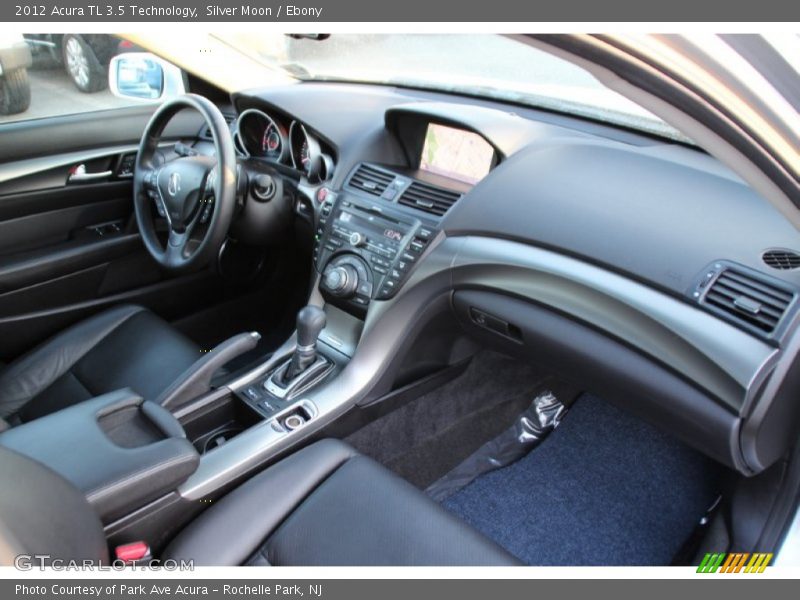 Silver Moon / Ebony 2012 Acura TL 3.5 Technology