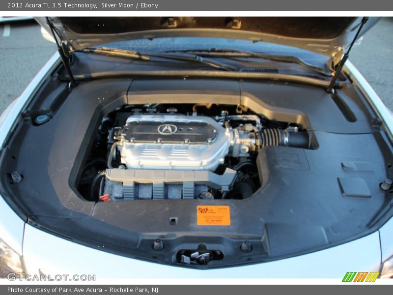 Silver Moon / Ebony 2012 Acura TL 3.5 Technology
