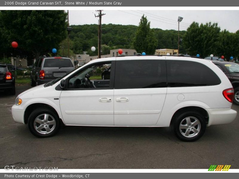Stone White / Medium Slate Gray 2006 Dodge Grand Caravan SXT