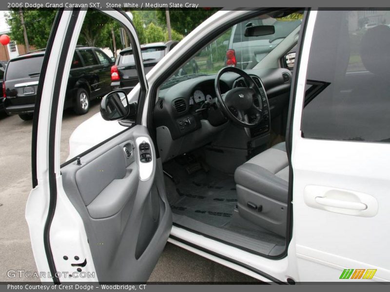 Stone White / Medium Slate Gray 2006 Dodge Grand Caravan SXT