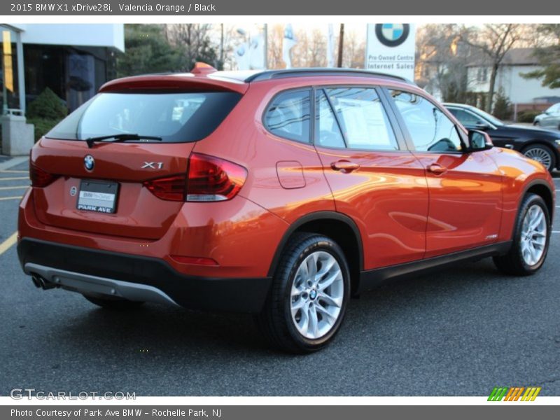 Valencia Orange / Black 2015 BMW X1 xDrive28i