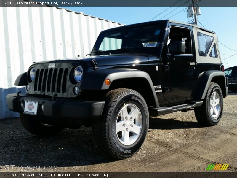 Black / Black 2015 Jeep Wrangler Sport 4x4