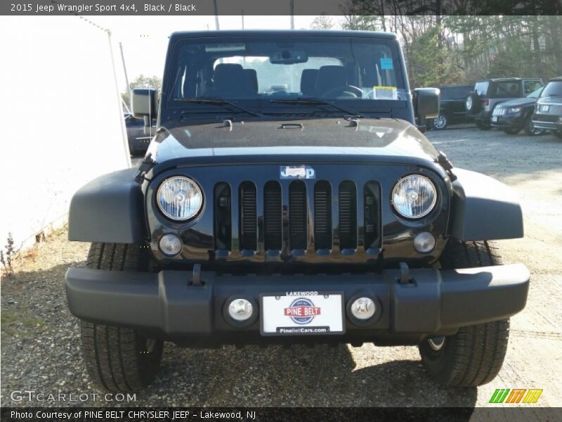 Black / Black 2015 Jeep Wrangler Sport 4x4