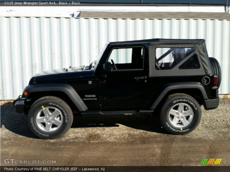 Black / Black 2015 Jeep Wrangler Sport 4x4