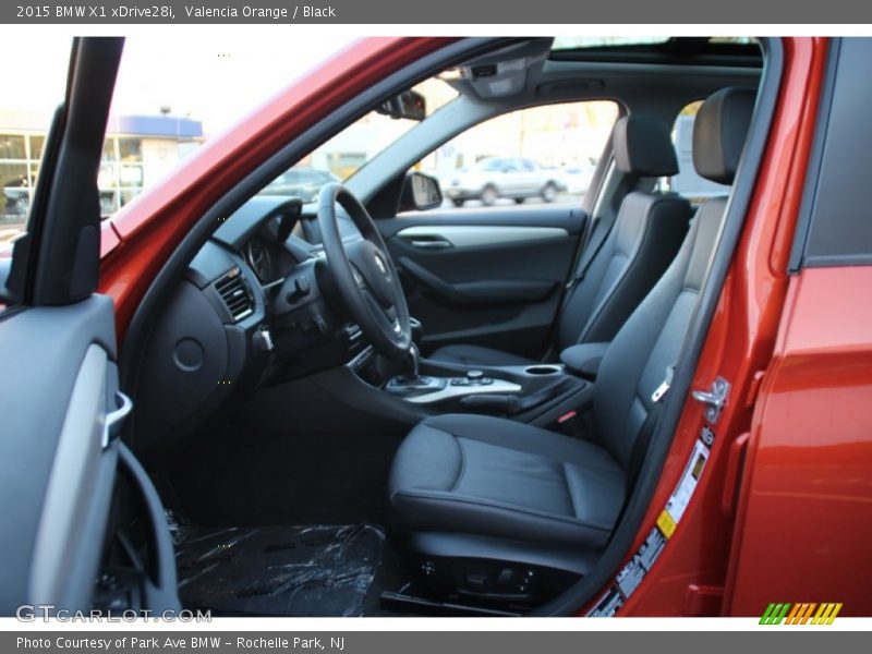 Valencia Orange / Black 2015 BMW X1 xDrive28i