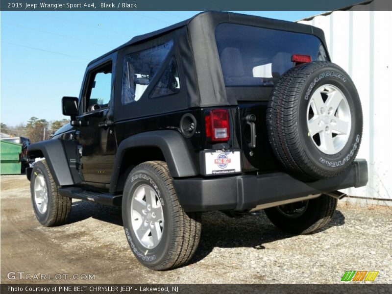 Black / Black 2015 Jeep Wrangler Sport 4x4