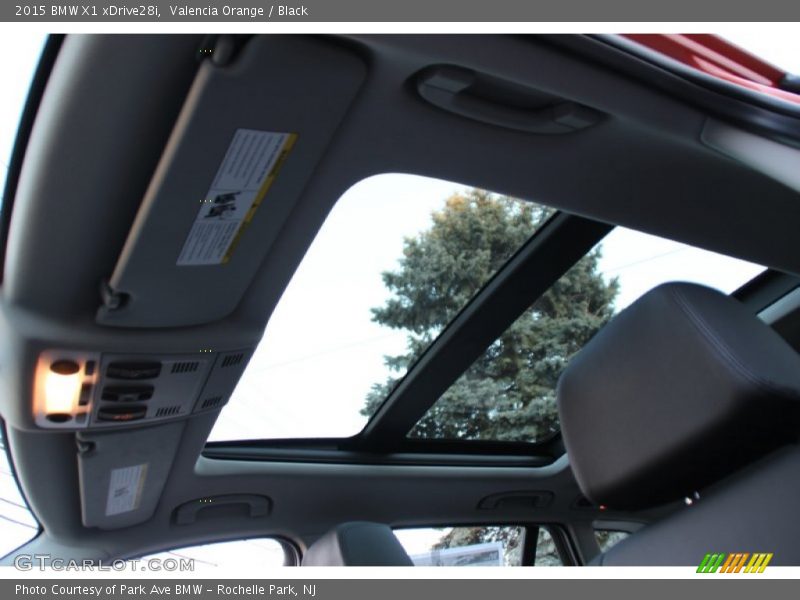 Valencia Orange / Black 2015 BMW X1 xDrive28i