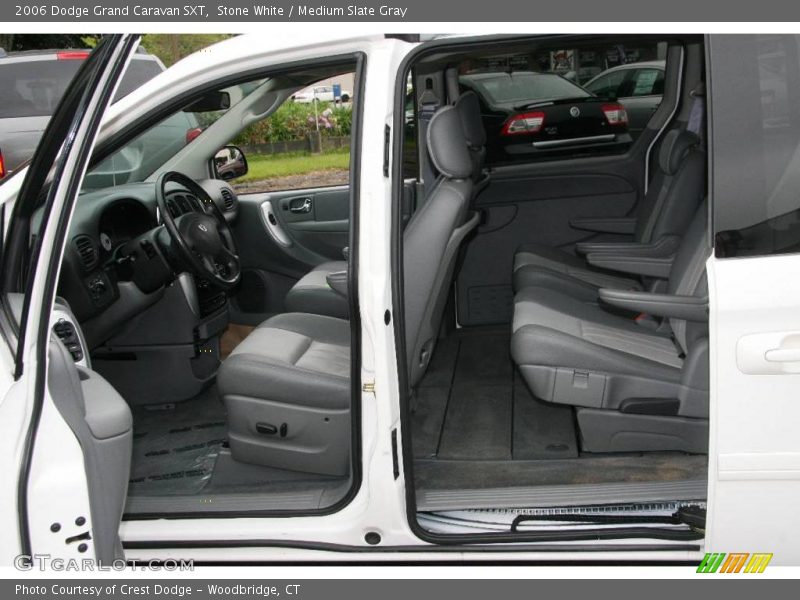 Stone White / Medium Slate Gray 2006 Dodge Grand Caravan SXT