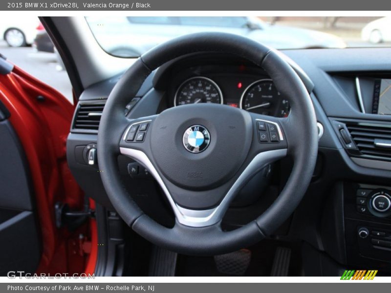 Valencia Orange / Black 2015 BMW X1 xDrive28i