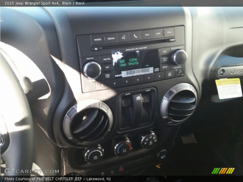 Black / Black 2015 Jeep Wrangler Sport 4x4