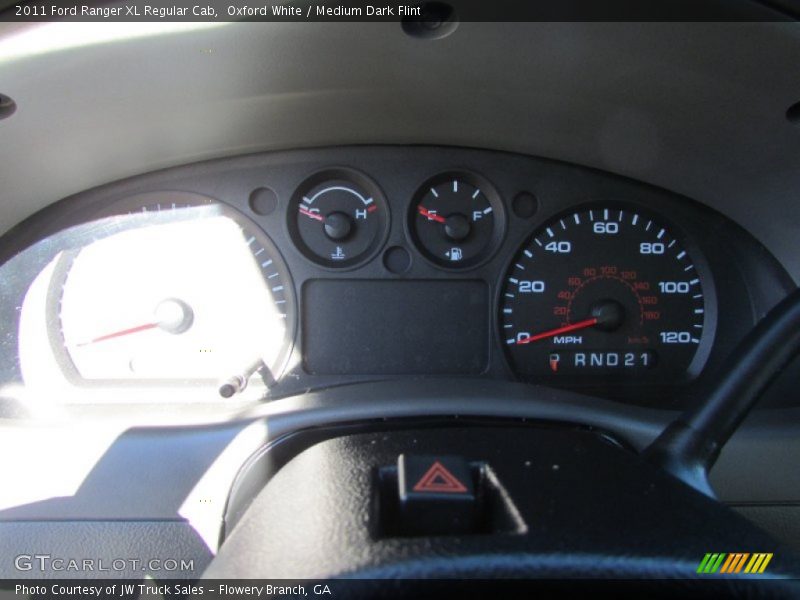 Oxford White / Medium Dark Flint 2011 Ford Ranger XL Regular Cab