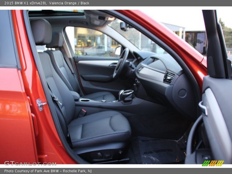 Valencia Orange / Black 2015 BMW X1 xDrive28i