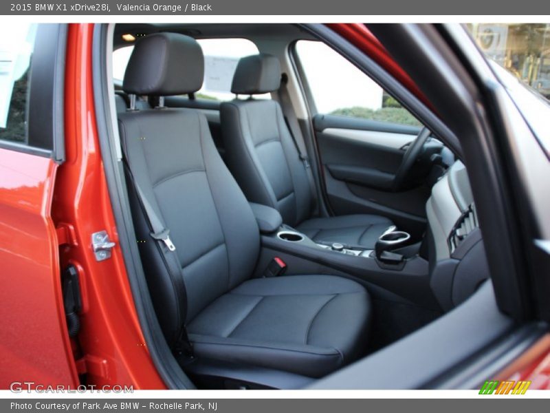 Valencia Orange / Black 2015 BMW X1 xDrive28i