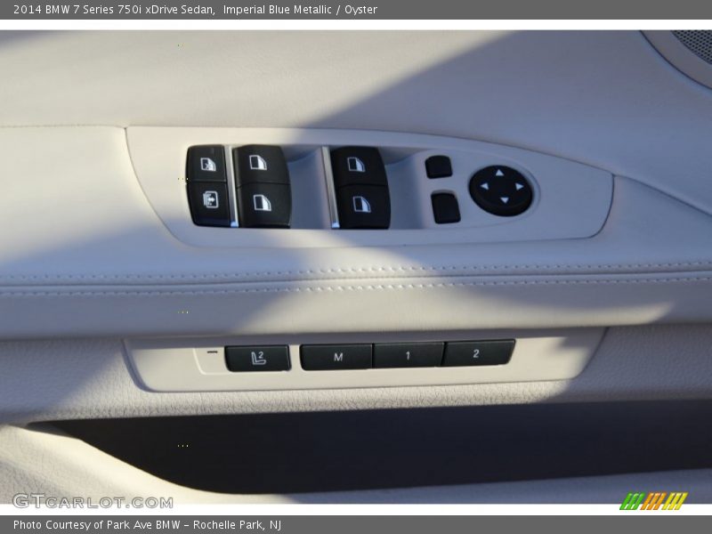 Imperial Blue Metallic / Oyster 2014 BMW 7 Series 750i xDrive Sedan