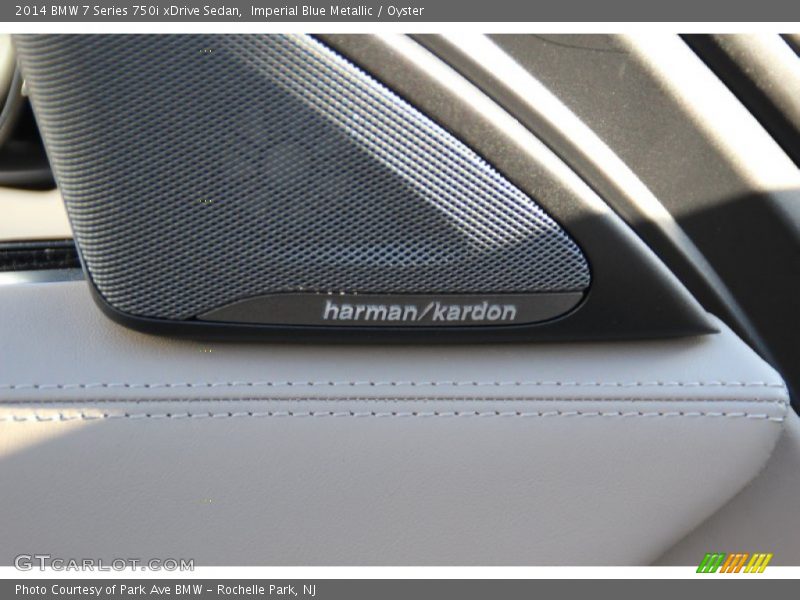 Imperial Blue Metallic / Oyster 2014 BMW 7 Series 750i xDrive Sedan