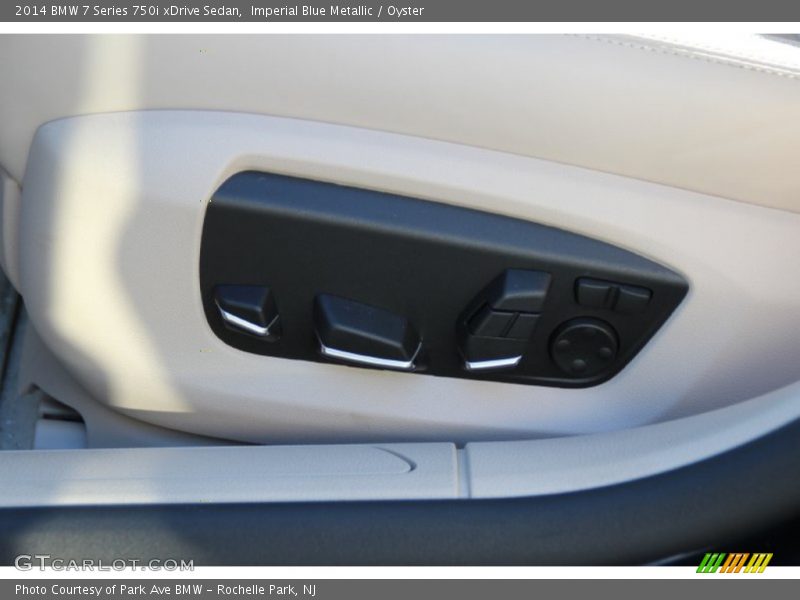 Imperial Blue Metallic / Oyster 2014 BMW 7 Series 750i xDrive Sedan