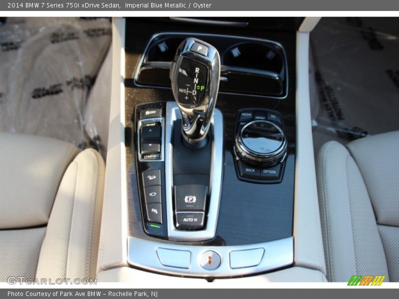 Imperial Blue Metallic / Oyster 2014 BMW 7 Series 750i xDrive Sedan