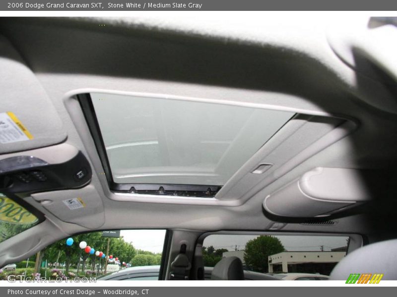 Stone White / Medium Slate Gray 2006 Dodge Grand Caravan SXT