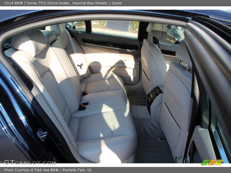 Imperial Blue Metallic / Oyster 2014 BMW 7 Series 750i xDrive Sedan
