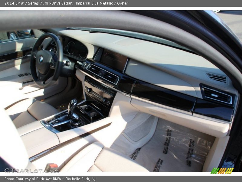 Imperial Blue Metallic / Oyster 2014 BMW 7 Series 750i xDrive Sedan