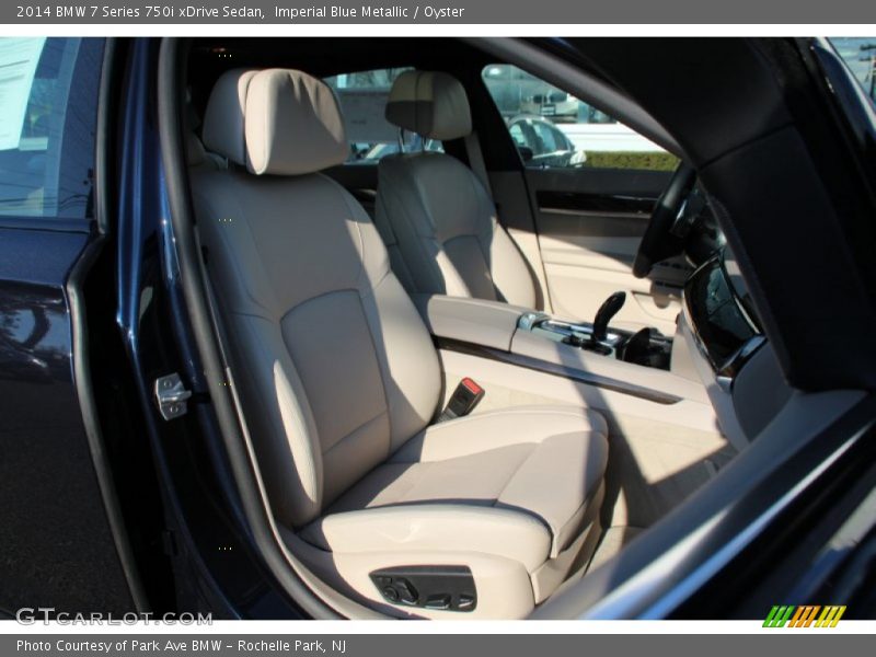 Imperial Blue Metallic / Oyster 2014 BMW 7 Series 750i xDrive Sedan