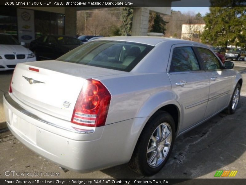 Bright Silver Metallic / Dark Slate Gray 2008 Chrysler 300 C HEMI AWD