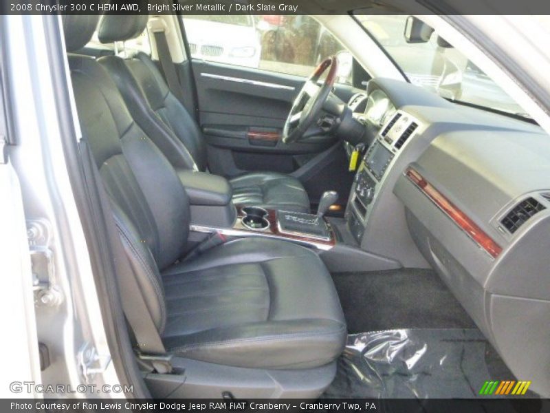Bright Silver Metallic / Dark Slate Gray 2008 Chrysler 300 C HEMI AWD