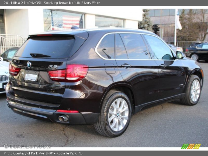 Sparkling Brown Metallic / Ivory White 2014 BMW X5 xDrive35i
