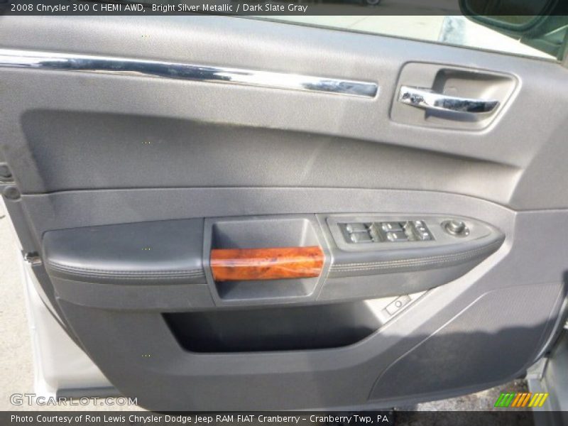 Bright Silver Metallic / Dark Slate Gray 2008 Chrysler 300 C HEMI AWD