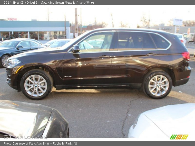 Sparkling Brown Metallic / Ivory White 2014 BMW X5 xDrive35i